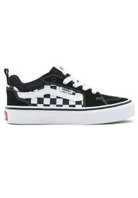 Obuwie Sportowe Dziecięce Vans Filmore YT Checkerboard Czarny. Okazja: na co dzień. Kolor: czarny. Materiał: zamsz, guma, tkanina #1