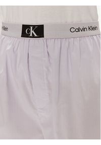 Calvin Klein Underwear Szorty piżamowe 000QS6972E Fioletowy Relaxed Fit. Kolor: fioletowy. Materiał: bawełna