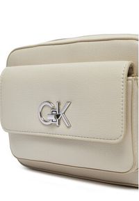 Calvin Klein Torebka Re-Lock Camera K60K612538 Écru. Materiał: skórzane #3