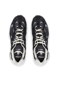 Polo Ralph Lauren Sneakersy 809913302003 Czarny. Kolor: czarny. Materiał: materiał