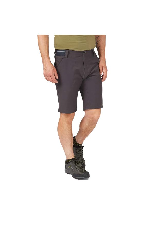 Spodenki trekkingowe męskie Rab Venant. Kolor: szary. Sport: turystyka piesza