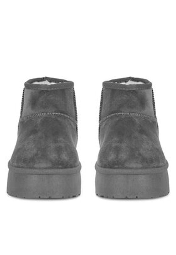 Jenny - JENNY Botki CEO-WSX23-01 Szary. Kolor: szary. Materiał: materiał