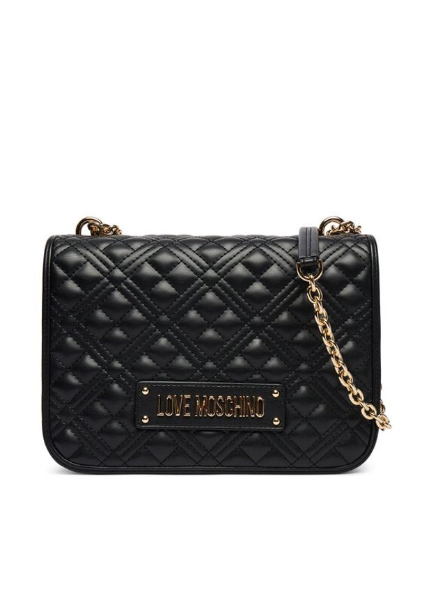 Love Moschino - LOVE MOSCHINO Torebka JC4000PP1OLA0000 Czarny. Kolor: czarny. Materiał: skórzane