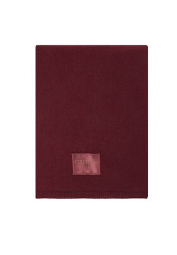 Guess Szalik AW5437 POL03 Bordowy. Kolor: czerwony. Materiał: wełna