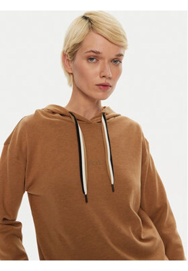 BOSS - Boss Bluza CP Stripe 50524760 Beżowy Regular Fit. Kolor: beżowy. Materiał: bawełna