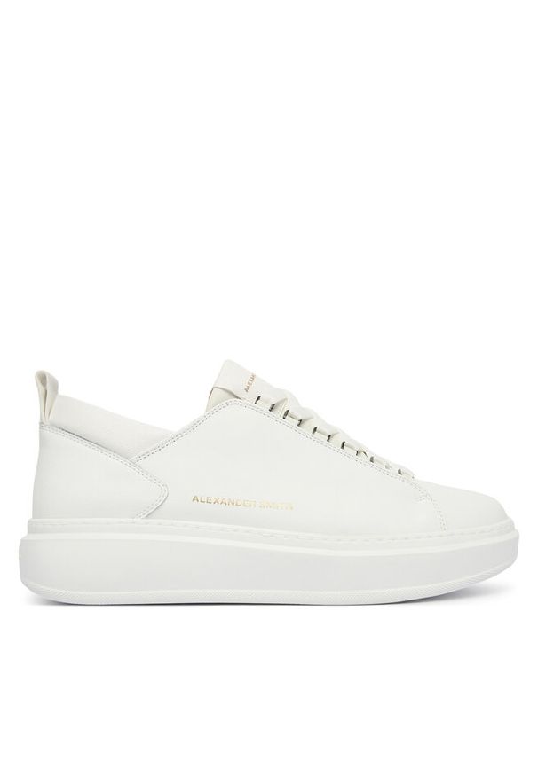 Sneakersy Alexander Smith. Kolor: biały