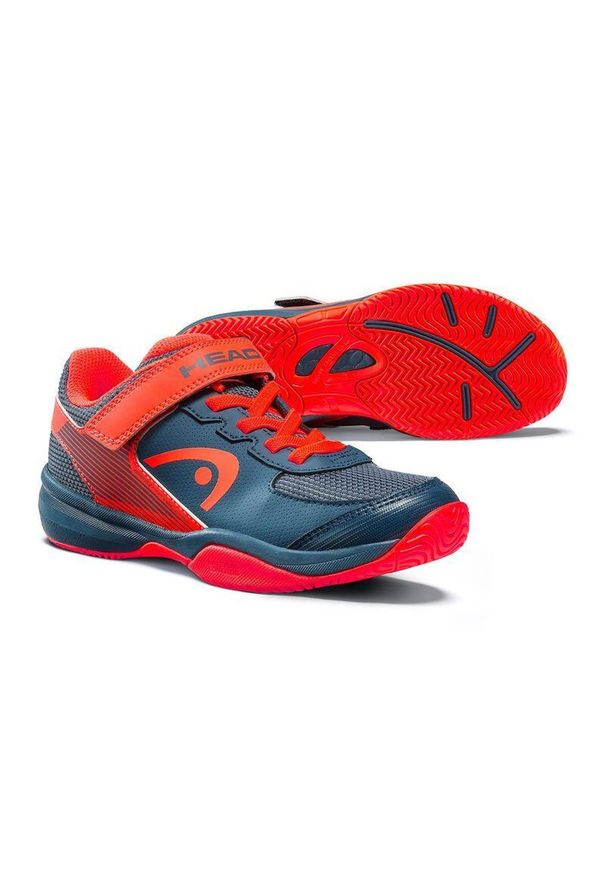 Buty do tenisa dla dzieci Head Sprint Velcro 3.0 Kids. Zapięcie: rzepy. Kolor: czerwony, niebieski, wielokolorowy. Sport: tenis, bieganie