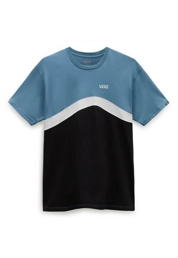 Koszulka sportowa męska Vans VN0007FUCCB1. Kolor: niebieski. Długość rękawa: krótki rękaw. Długość: krótkie