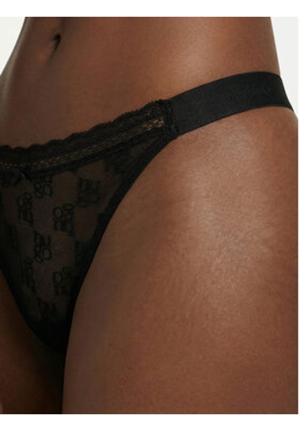 Hugo - HUGO Stringi 50557225 Czarny. Kolor: czarny. Materiał: syntetyk