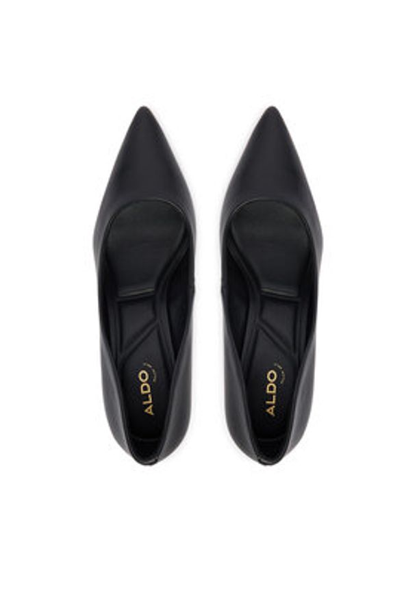 Aldo Szpilki Stessymid 13801102 Czarny. Kolor: czarny. Materiał: skóra. Obcas: na szpilce