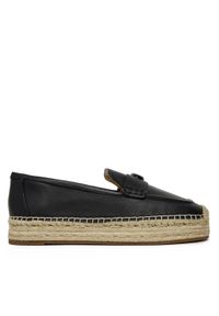 Coach Espadryle Camilla CR045 Czarny. Kolor: czarny. Materiał: skóra