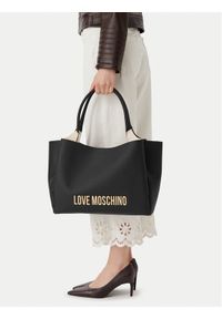 Love Moschino - LOVE MOSCHINO Torebka JC4107PP1PKD0000 Czarny. Kolor: czarny. Materiał: skórzane #1