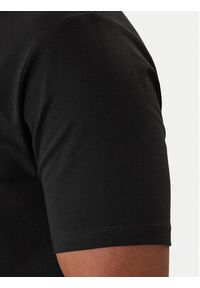 Karl Lagerfeld - KARL LAGERFELD T-Shirt 755047 561221 Czarny Regular Fit. Typ kołnierza: dekolt w karo. Kolor: czarny. Materiał: bawełna #5