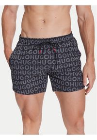 Hugo - HUGO Szorty kąpielowe Tortuga 50535412 Czarny Regular Fit. Kolor: czarny. Materiał: syntetyk