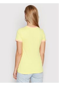 Brave Soul T-Shirt LTS-544JULIET Żółty Regular Fit. Kolor: żółty. Materiał: bawełna, syntetyk #4