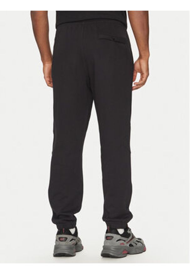 Reebok Spodnie dresowe 100214075 Czarny Regular Fit. Kolor: czarny. Materiał: bawełna