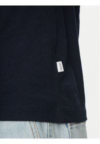 Guess Jeans T-Shirt M5GI55 K8FQ4 Granatowy Regular Fit. Kolor: niebieski. Materiał: bawełna
