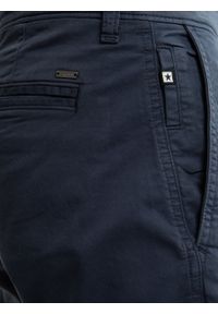 Big-Star - Spodnie chinosy męskie granatowe Tomy 404. Okazja: na co dzień. Kolor: niebieski. Materiał: jeans, materiał. Styl: klasyczny, casual, elegancki #6