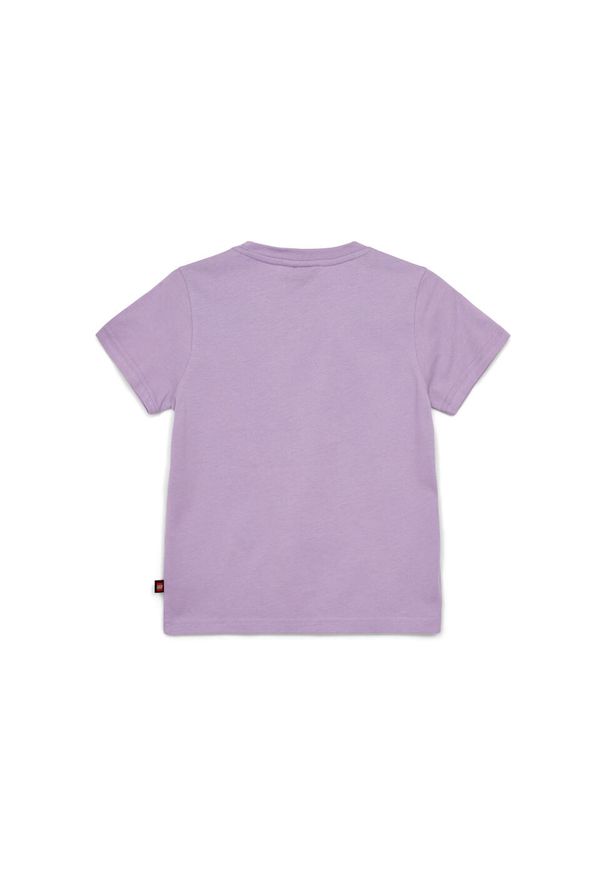 Koszulka Dziecięca LEGO Tano 204 Liliowa. Kolor: fioletowy