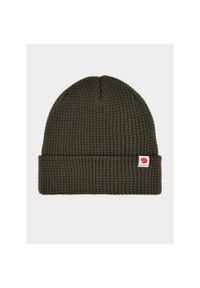 Fjällräven - Czapka zimowa Fjallraven Tab Hat - deep forest. Kolor: zielony. Sezon: zima