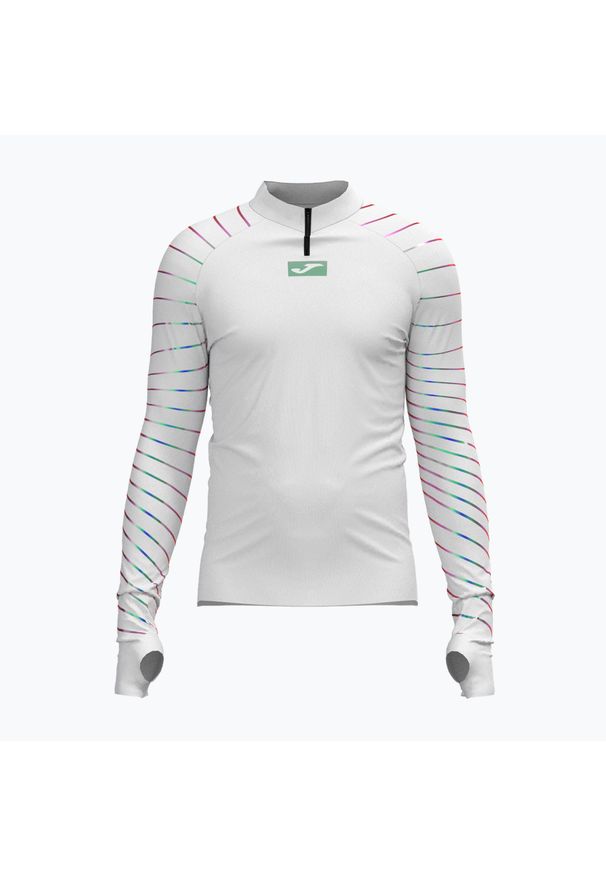 Longsleeve do biegania męski Joma R-Night. Kolor: biały. Długość rękawa: długi rękaw