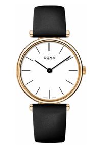 Zegarek DOXA D-Lux 112.90.011.01. Materiał: skóra. Styl: casual, klasyczny, elegancki