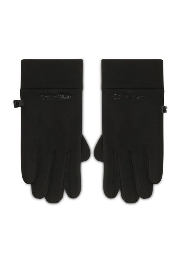 Calvin Klein Jeans Rękawiczki Męskie Padded Performance Gloves K50K507426 Czarny. Kolor: czarny. Materiał: materiał