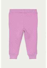GAP - Spodnie dziecięce 80-110 cm. Kolor: fioletowy. Materiał: bawełna, poliester, dzianina. Wzór: gładki #2