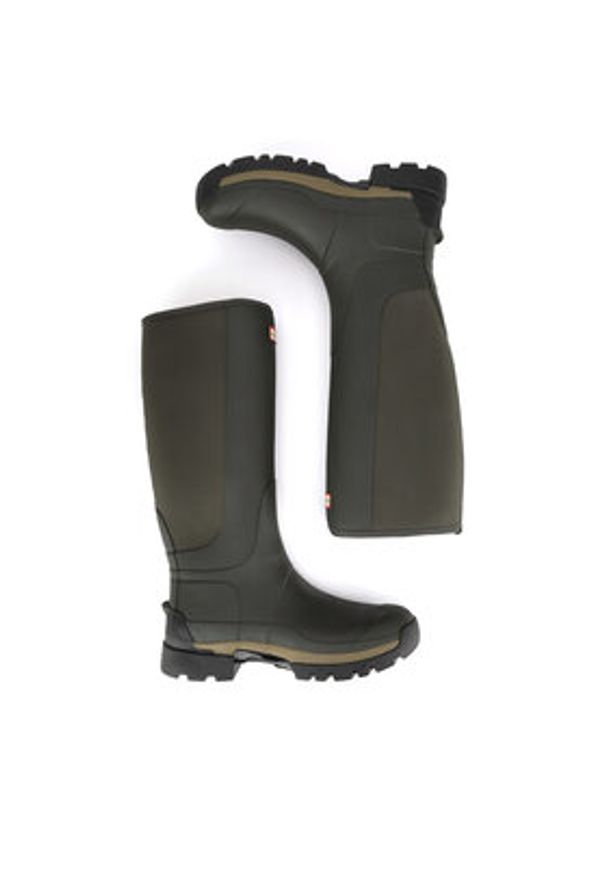 Hunter Kalosze MFT9079NRE-DOV-M Khaki. Kolor: brązowy. Materiał: kauczuk