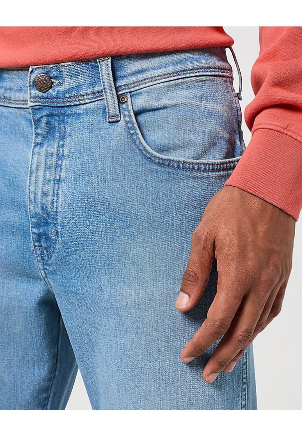 Wrangler - WRANGLER TEXAS MĘSKIE SPODNIE JEANSOWE JEANS DŻINSOWE CLEVER BLUE 112350816 W121018004