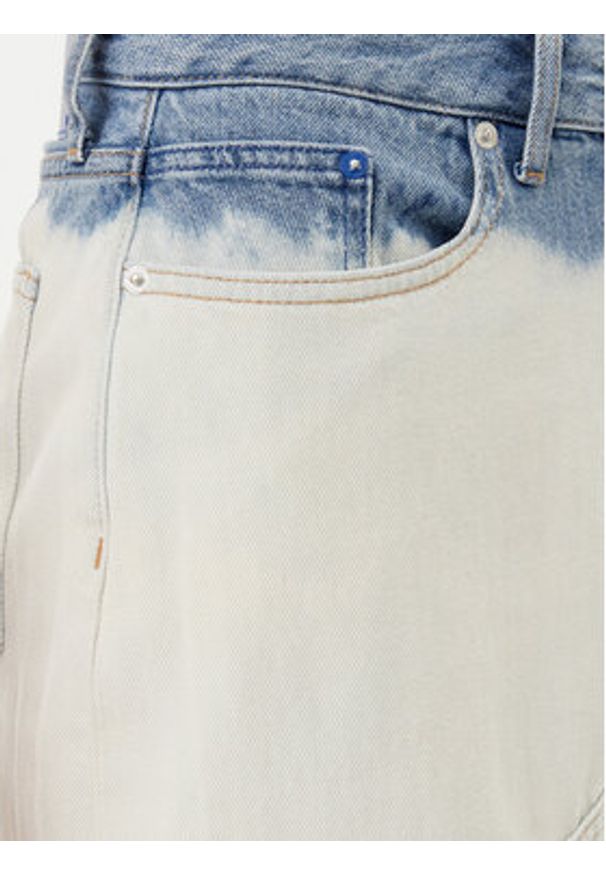 Karl Lagerfeld Jeans Spódnica jeansowa A2W12014 Écru Regular Fit. Materiał: bawełna