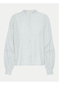 Kaffe Koszula Enya 10509091 Niebieski Regular Fit. Kolor: niebieski. Materiał: bawełna #6