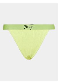 Tommy Jeans Dół od bikini UW0UW04491 Zielony. Kolor: zielony. Materiał: syntetyk #3