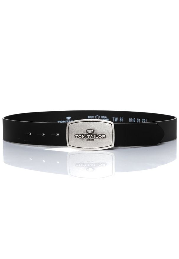 Tom Tailor - TOM TAILOR PASEK SKÓRZANY TG1010R01 0791 40mm Gürtel Q.2647A. Materiał: skóra