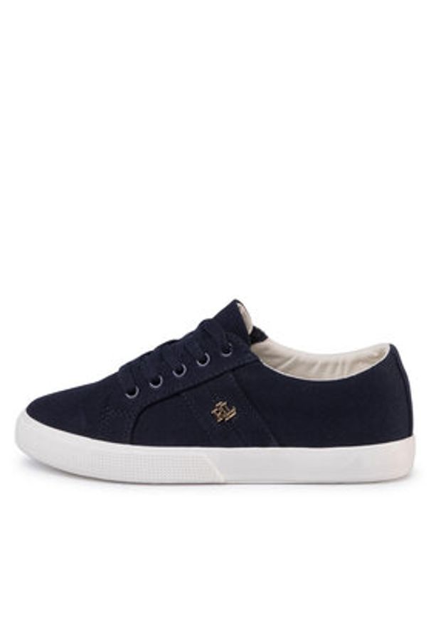 Lauren Ralph Lauren Tenisówki Janson II 802804598002 Granatowy. Kolor: niebieski. Materiał: materiał