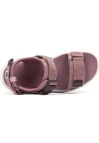Sandały New Balance SWA600A2 różowe. Zapięcie: rzepy. Kolor: różowy. Materiał: materiał, syntetyk, guma. Wzór: paski. Styl: sportowy #3