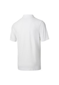 Puma Koszulka Polo Ess Pique 84722602. Typ kołnierza: polo. Kolor: biały. Długość rękawa: krótki rękaw. Długość: krótkie