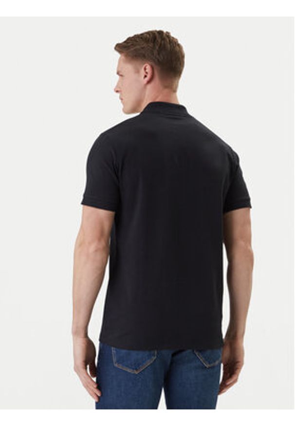 Karl Lagerfeld - KARL LAGERFELD Polo 745780 562235 Granatowy Regular Fit. Typ kołnierza: polo. Kolor: niebieski. Materiał: bawełna