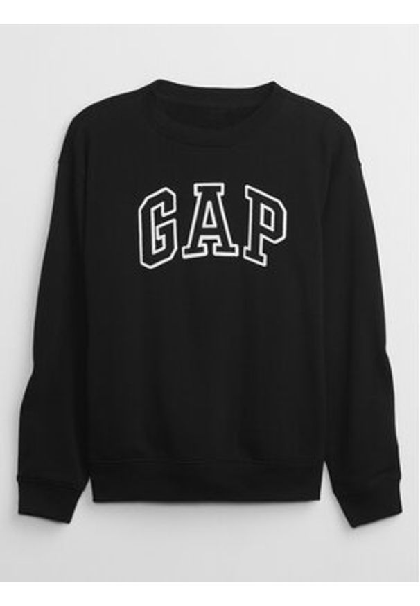 GAP - Gap Bluza 554936-10 Czarny Regular Fit. Kolor: czarny. Materiał: bawełna