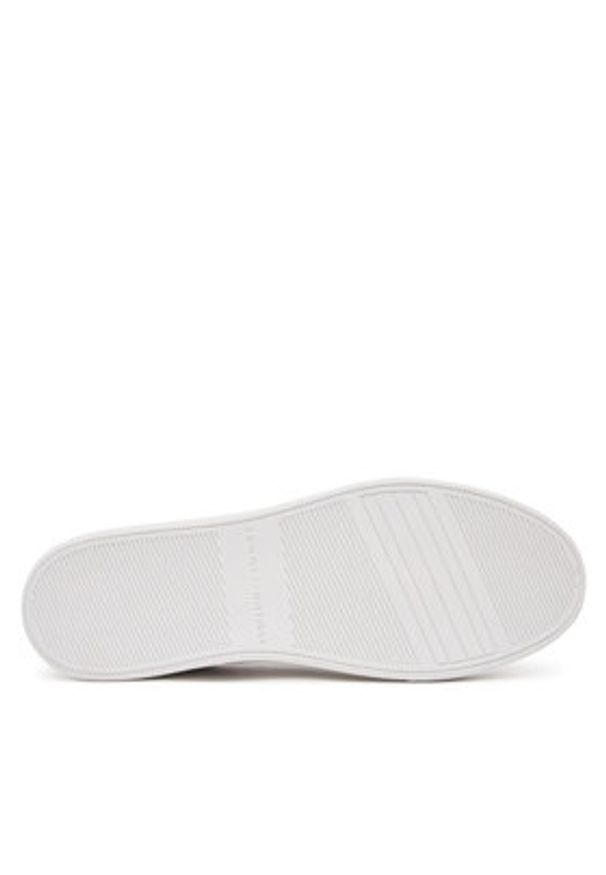 TOMMY HILFIGER - Tommy Hilfiger Sneakersy Casual Cupsole FW0FW08689 Biały. Okazja: na co dzień. Kolor: biały. Materiał: skóra