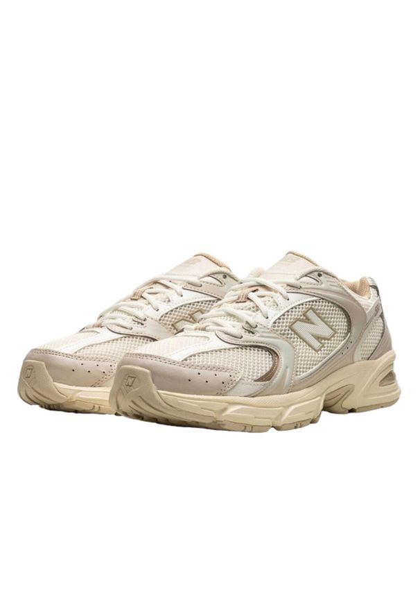 Buty do chodzenia męskie New Balance 530. Zapięcie: sznurówki. Kolor: beżowy. Materiał: syntetyk, tkanina, materiał. Szerokość cholewki: normalna. Sport: turystyka piesza