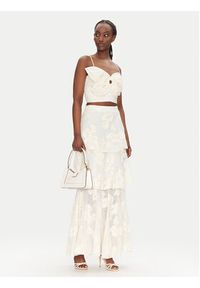 ACCESS FASHION Top 53-2120-558 Écru Slim Fit. Materiał: syntetyk #4