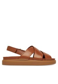 Sandały Clarks. Kolor: brązowy