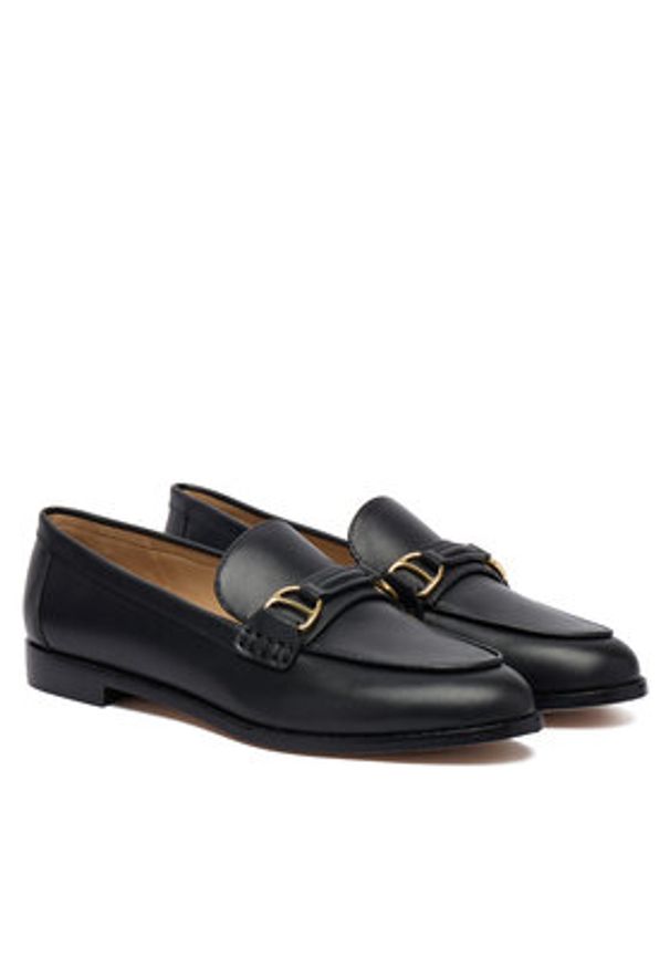 Lauren Ralph Lauren - LAUREN RALPH LAUREN Loafersy 802P02121001 Czarny. Kolor: czarny. Materiał: skóra