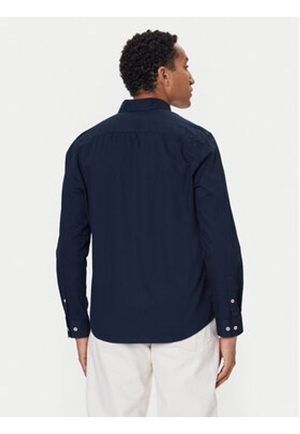 Marc O'Polo Koszula B21 7268 42342 Granatowy Regular Fit. Typ kołnierza: polo. Kolor: niebieski. Materiał: bawełna