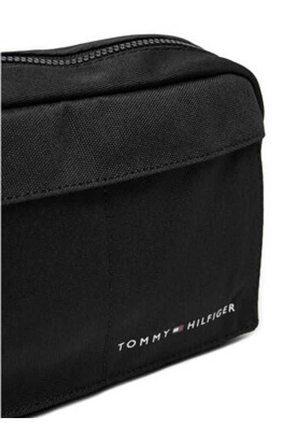 TOMMY HILFIGER - Tommy Hilfiger Saszetka Element AM0AM12972 Czarny. Kolor: czarny. Materiał: materiał