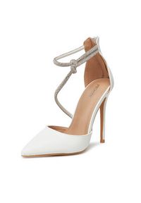 DeeZee Szpilki 92831-A213 Biały. Kolor: biały. Materiał: syntetyk, materiał. Obcas: na szpilce #5