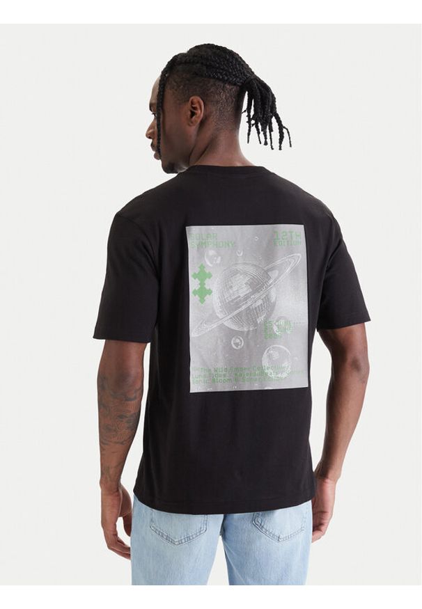 Hugo - HUGO T-Shirt Nufotee 50560048 Czarny Regular Fit. Kolor: czarny. Materiał: bawełna