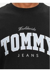 Tommy Jeans T-Shirt Varsity DM0DM18287 Czarny Regular Fit. Kolor: czarny. Materiał: bawełna #4