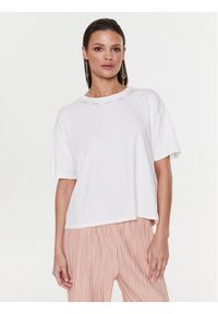 Liu Jo Sport T-Shirt TA3074 J0088 Biały Relaxed Fit. Kolor: biały. Materiał: bawełna. Styl: sportowy #1